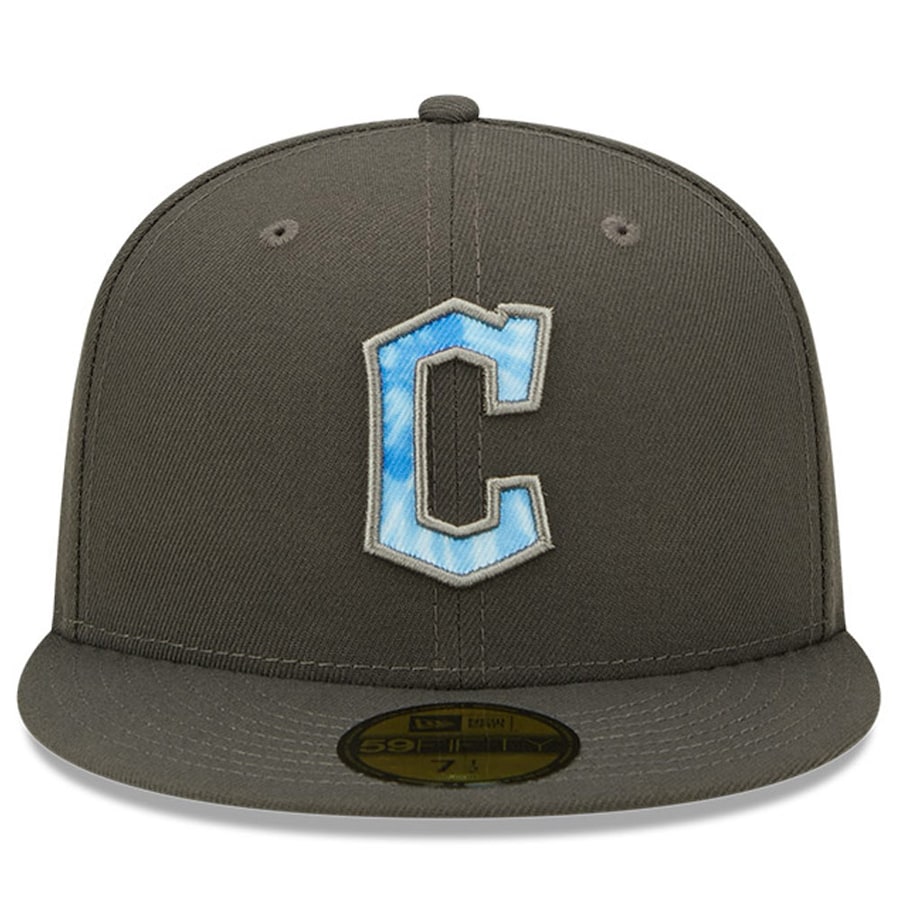 New Era Cleveland Guardians Graphite 2022 Father's Day On-Field 59FIFTY Fitted Hat