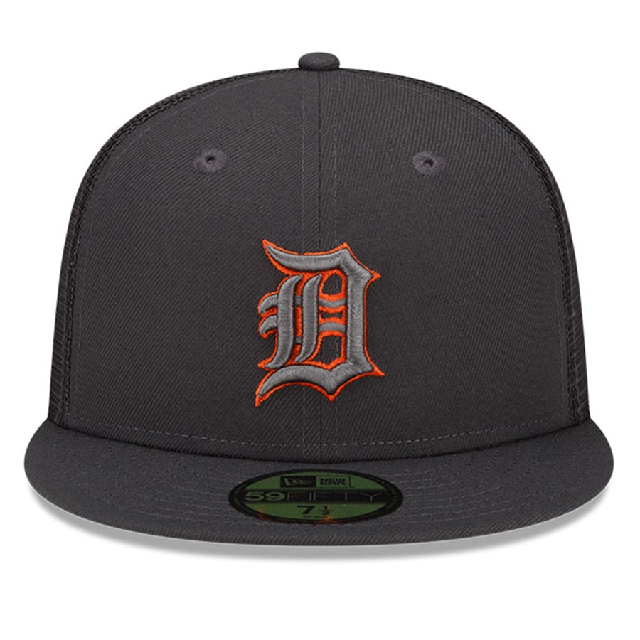 New Era Detroit Tigers Graphite 2022 Batting Practice 59FIFTY Fitted Hat