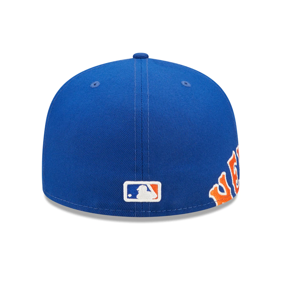 New Era New York Mets Royal Sidesplit 59FIFTY Fitted Hat