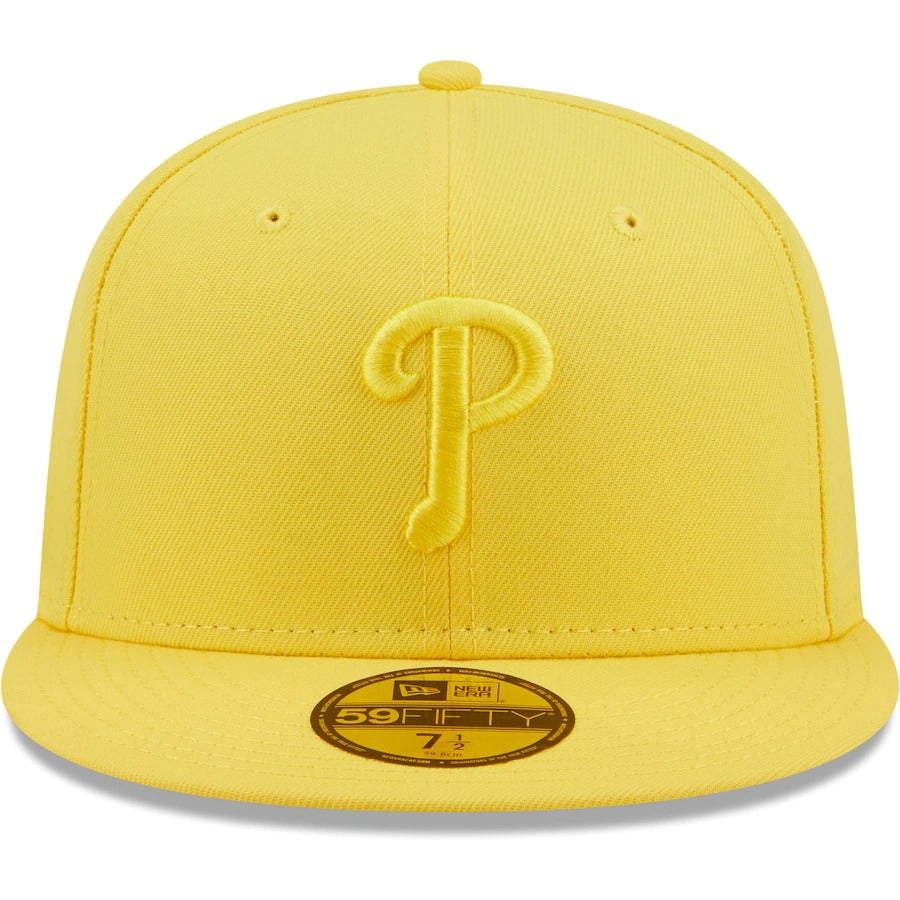 New Era Philadelphia Phillies Yellow Icon Color Pack 59FIFTY Fitted Hat