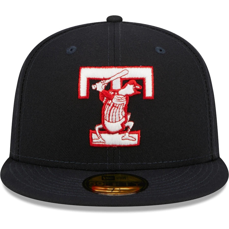 New Era Toledo Mud Hens Navy Authentic Collection 59FIFTY Fitted Hat