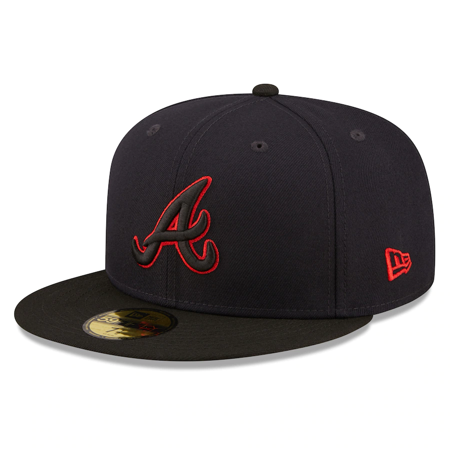 New Era Atlanta Braves Navy Team AKA 59FIFTY Fitted Hat