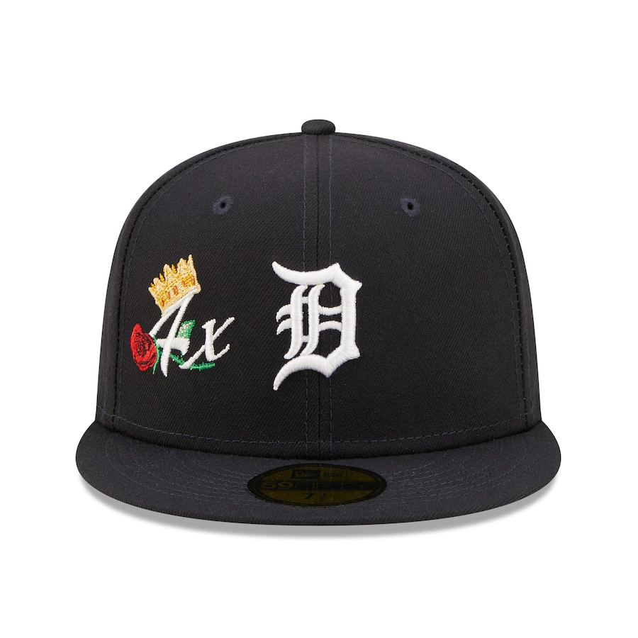 New Era Detroit Tigers Navy 4x World Series Champions Crown 59FIFTY Fitted Hat