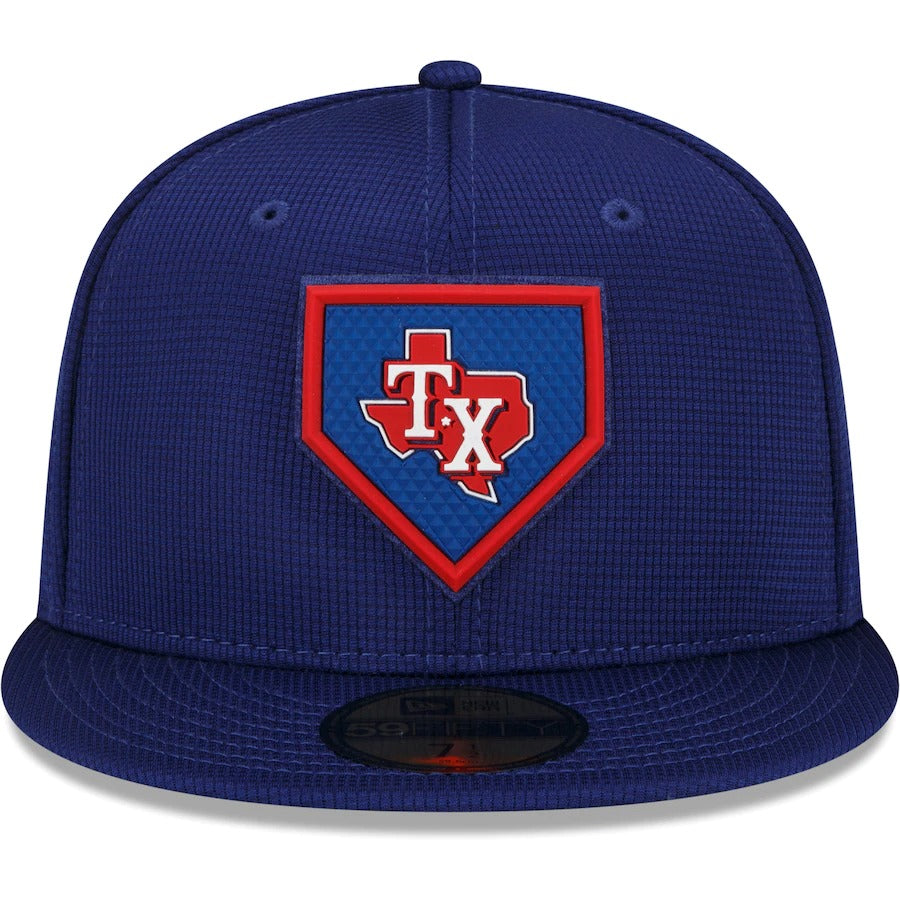 New Era Texas Rangers Royal 2022 Clubhouse 59FIFTY Fitted Hat