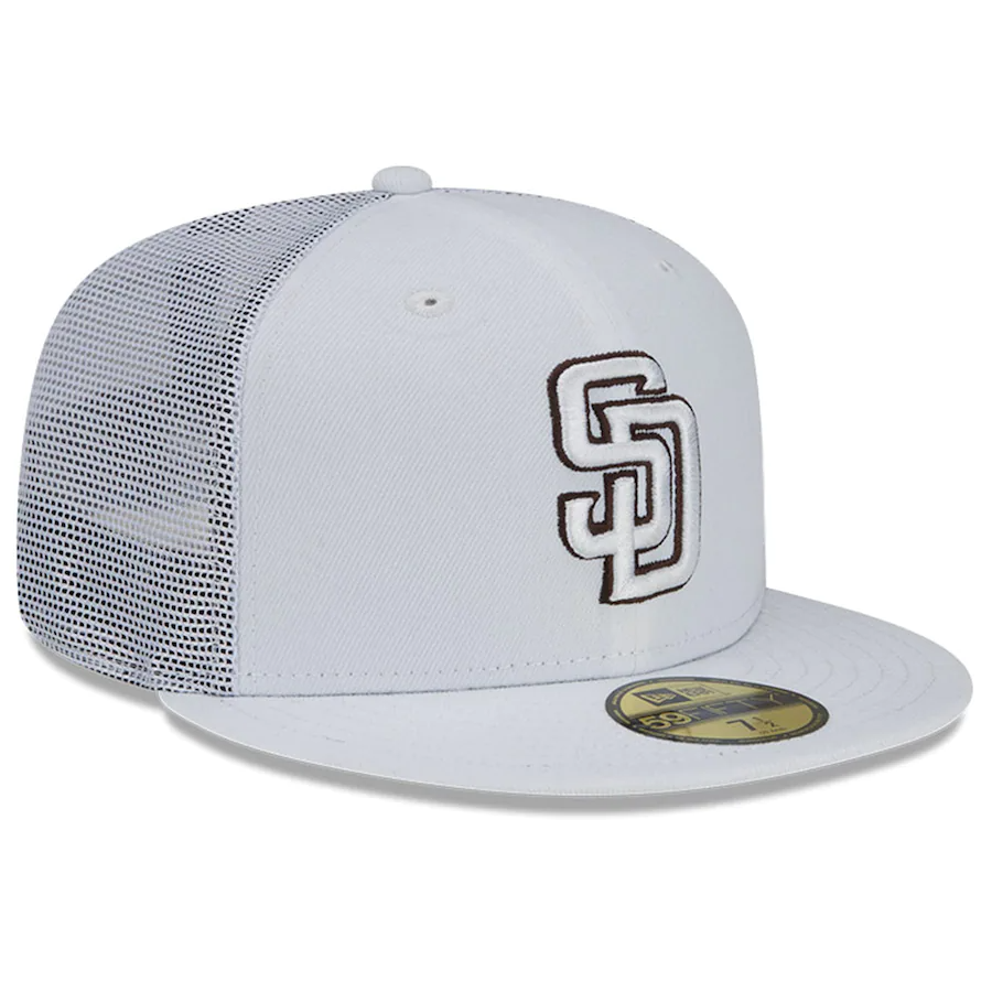 New Era San Diego Padres White 2022 Batting Practice 59FIFTY Fitted Hat