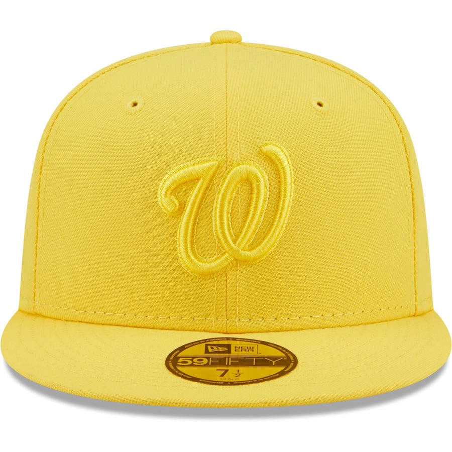 New Era Washington Nationals Yellow Icon Color Pack 59FIFTY Fitted Hat