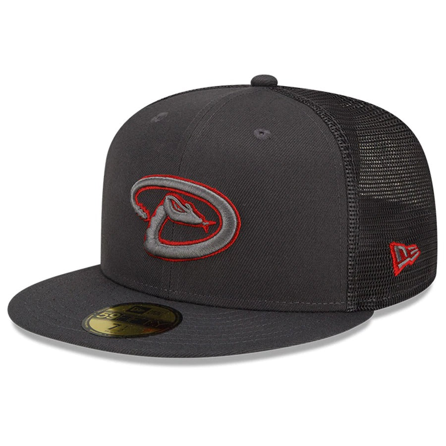 New Era Arizona Diamondbacks Graphite 2022 Batting Practice 59FIFTY Fitted Hat