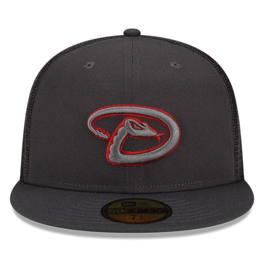 New Era Arizona Diamondbacks Graphite 2022 Batting Practice 59FIFTY Fitted Hat