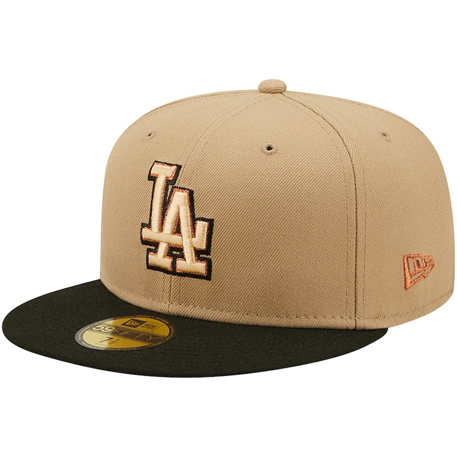 New Era Los Angeles Dodgers Brown Rustbelt 100th Anniversary Camel 59FIFTY Fitted Hat