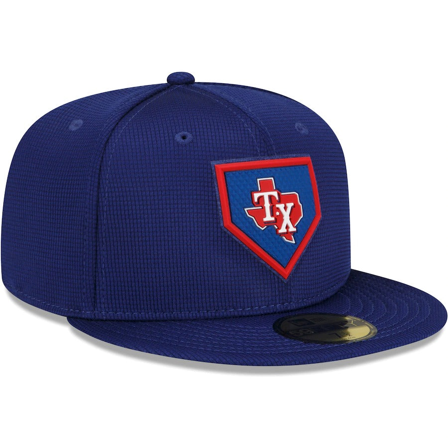 New Era Texas Rangers Royal 2022 Clubhouse 59FIFTY Fitted Hat