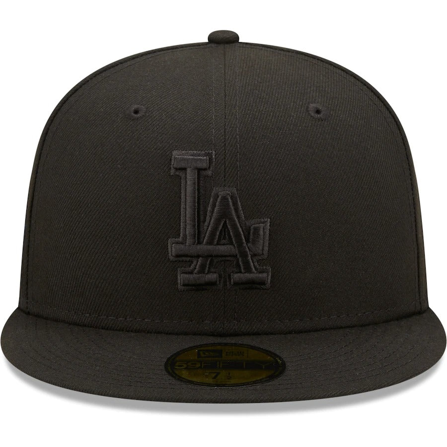 New Era Los Angeles Dodgers Black Dodger Stadium Splatter 59FIFTY Fitted Hat