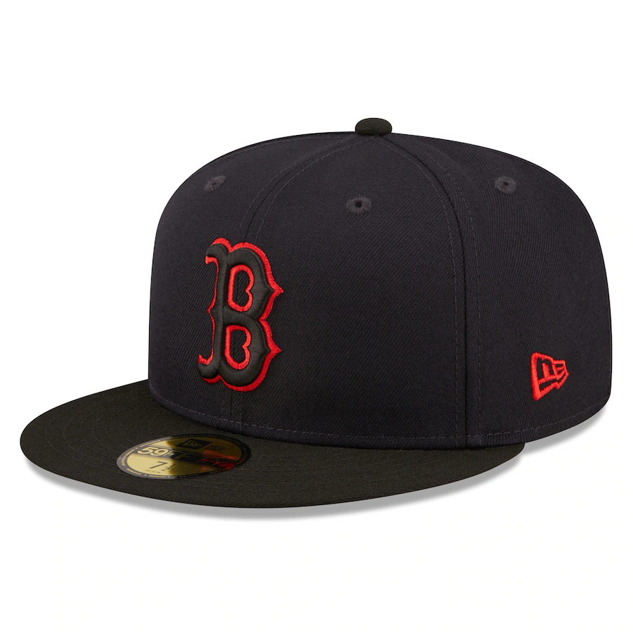 New Era Boston Red Sox Navy Team AKA 59FIFTY Fitted Hat