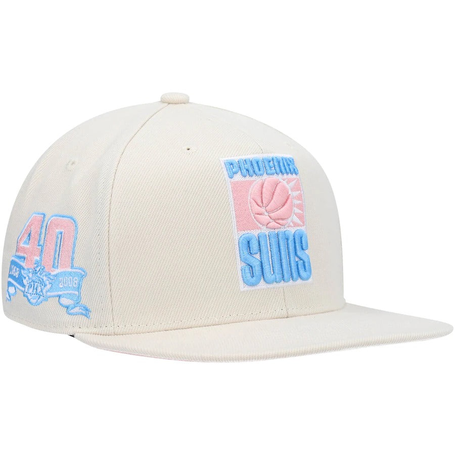 Men's New Era Pink Phoenix Suns Candy Cane 59FIFTY Fitted Hat