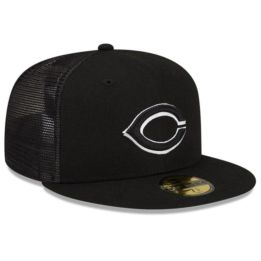 New Era Cincinnati Reds Black 2022 Batting Practice 59FIFTY Fitted Hat