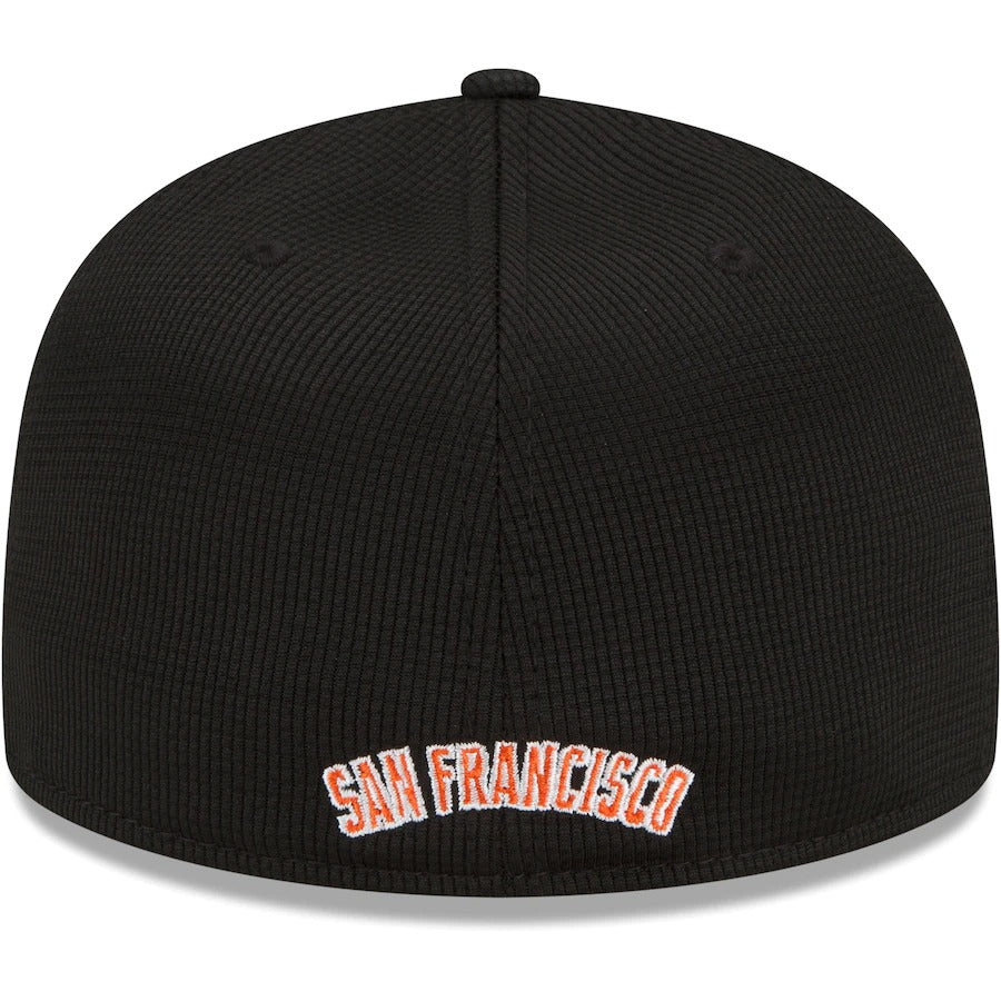 New Era San Francisco Giants Black/Orange 2022 Clubhouse 59FIFTY Fitted Hat