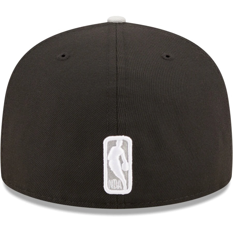 New Era Toronto Raptors Black/Gray Two-Tone Color Pack 59FIFTY Fitted Hat