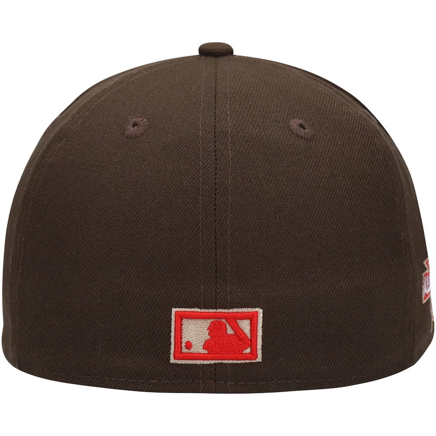 New Era Los Angeles Angels Brown 2010 All-Star Game Team Scarlet Undervisor 59FIFTY Fitted Hat