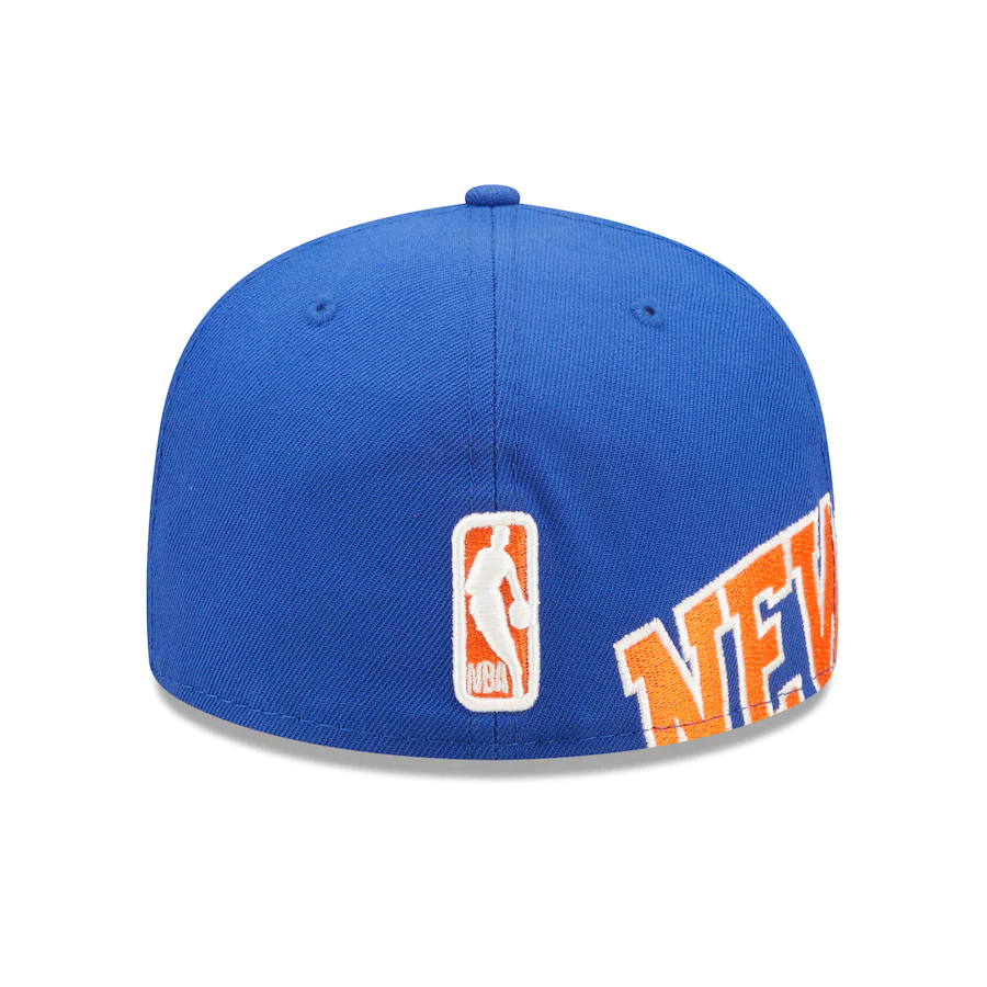 New Era New York Knicks Blue Sidesplit 59FIFTY Fitted Hat