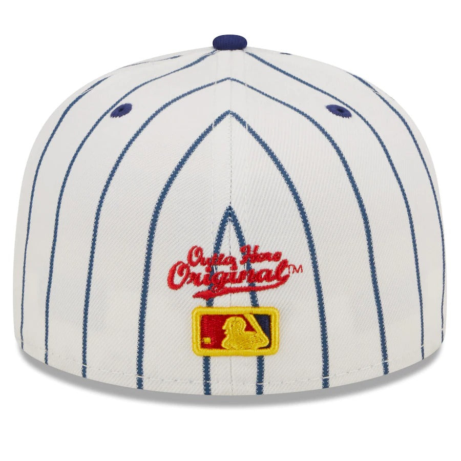 Kansas City Royals New Era MLB x Big League Chew Original 59FIFTY Fitted Hat  - White/Navy