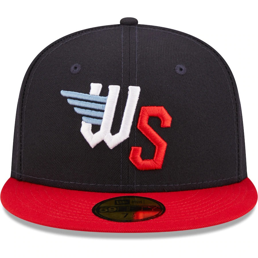 New Era Wichita Wind Surge Navy/Red Authentic Collection 59FIFTY Fitted Hat