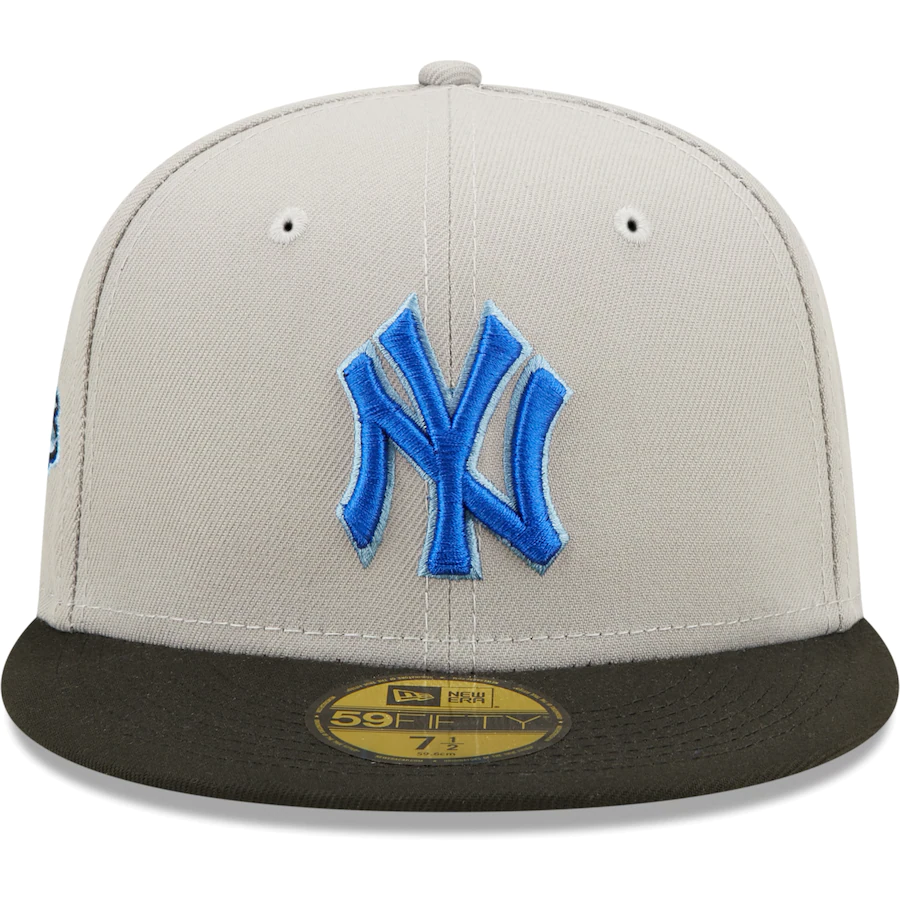 New Era New York Yankees 2009 World Series Gray/Black Blue Undervisor 2022 59FIFTY Fitted Hat