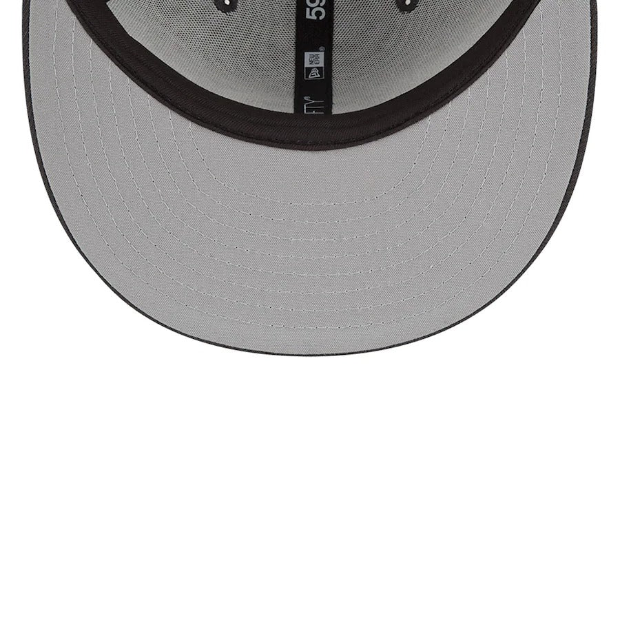 New Era Cleveland Guardians Graphite 2022 Batting Practice 59FIFTY Fitted Hat