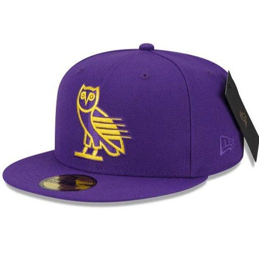 Ovo x NBA Lakers New Era 59FIFTY Fitted Hat Purple