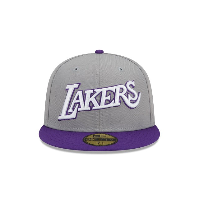 New Era Los Angeles Lakers City Edition Gray 2022 59FIFTY Fitted Hat