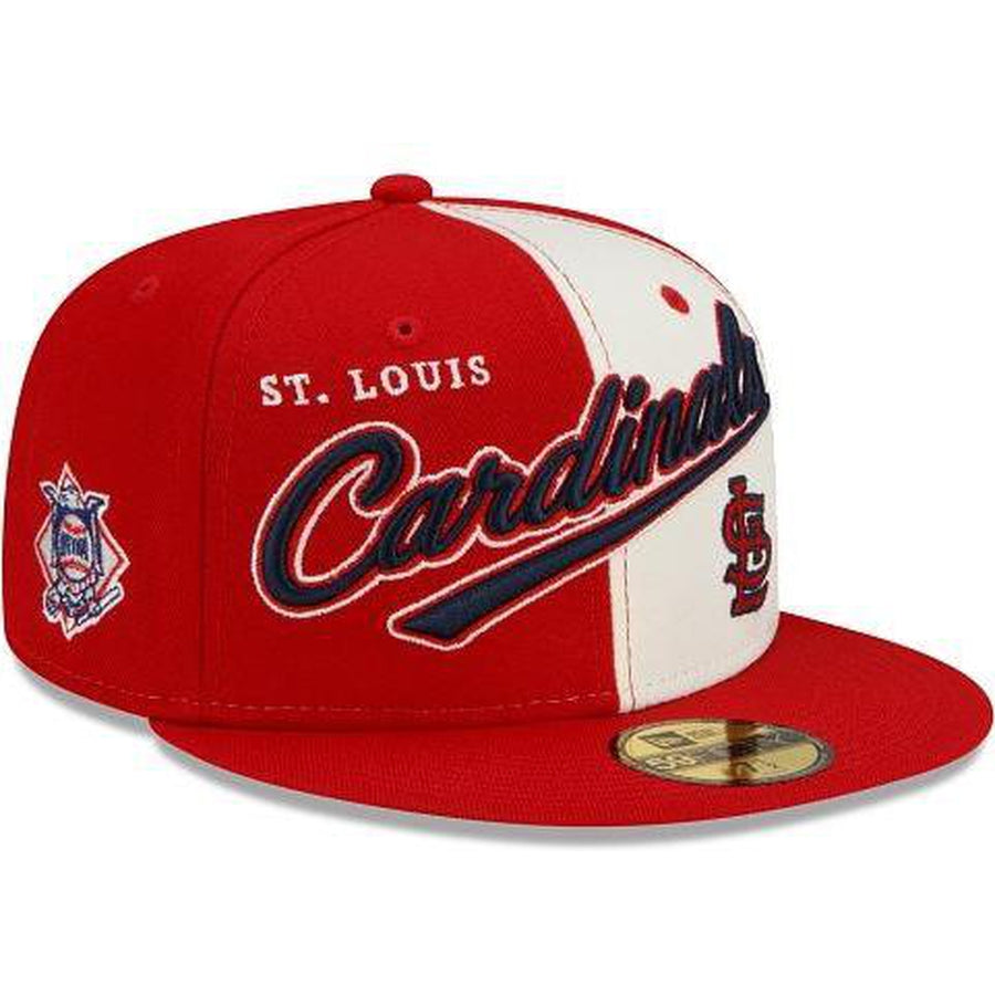 New Era St. Louis Cardinals Split Front 59fifty Fitted Hat