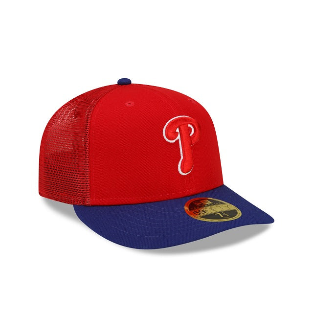 New Era Philadelphia Phillies 2023 Batting Practice Low Profile 59FIFTY Fitted Hat