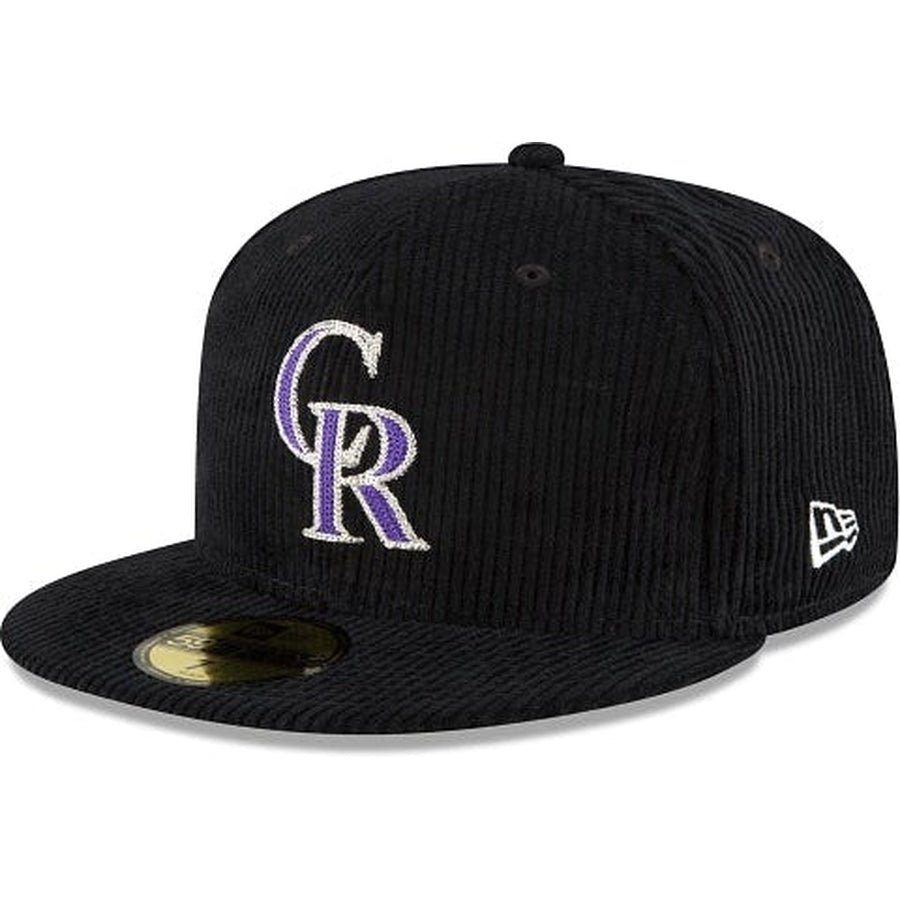 Colorado Rockies Light Navy/Black Cord New Era 59FIFTY Fitted Hat