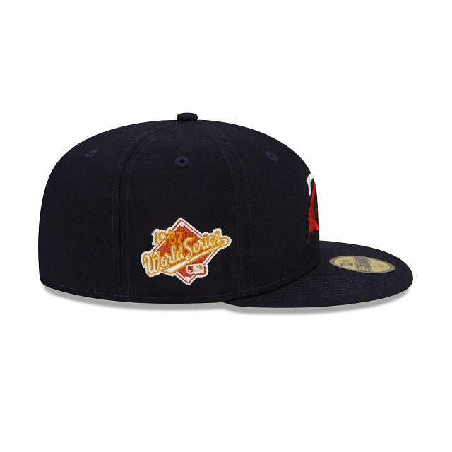 New Era Minnesota Twins Leafy Front 59Fifty Fitted Hat