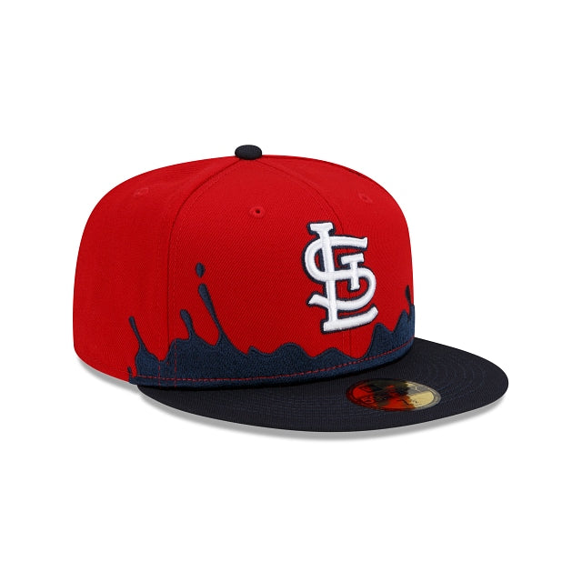 New Era St. Louis Cardinals Drip Front 59fifty Fitted Hat