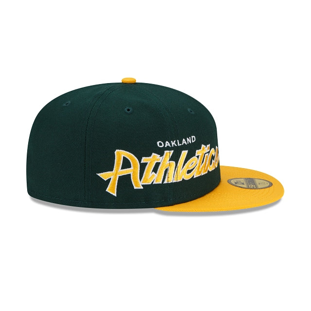 New Era Oakland Athletics Double Logo 2022 59FIFTY Fitted Hat