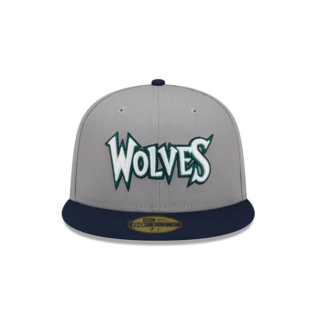 New Era Minnesota Timberwolves City Edition Gray 2022 59FIFTY Fitted Hat