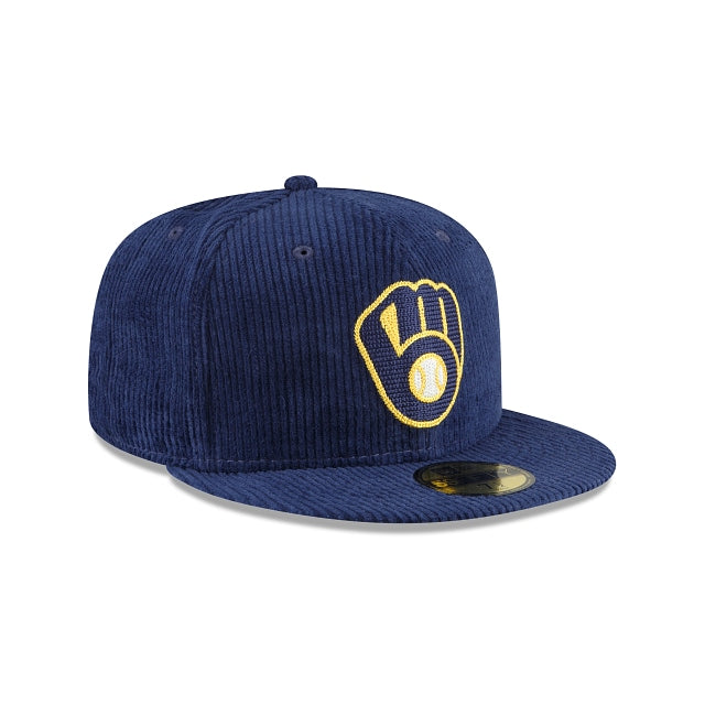 New Era Milwaukee Brewers Corduroy 59fifty Fitted Hat