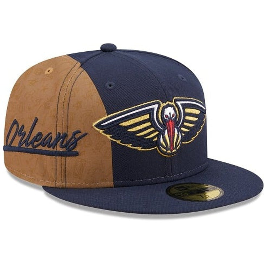 New Era New Orleans Pelicans Side City Doodle 2022 59fifty Fitted Hat