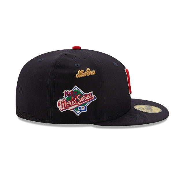 New Era Minnesota Twins 1987 Logo History 59FIFTY Fitted Hat