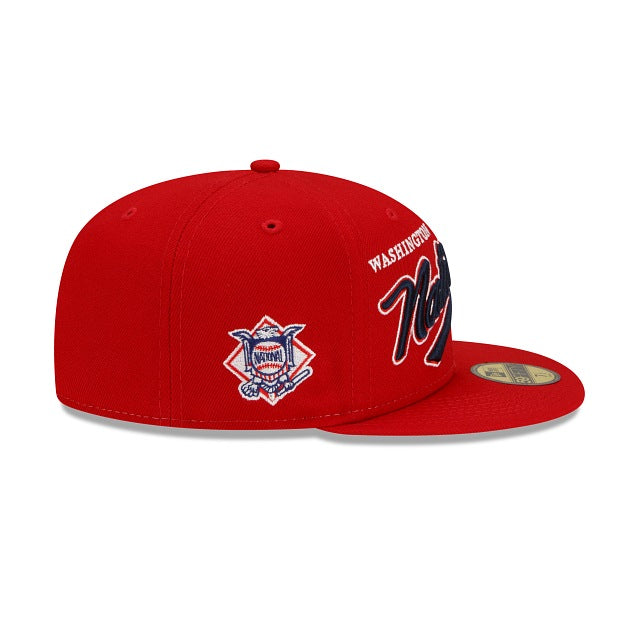 New Era Washington Nationals Split Front 59fifty Fitted Hat