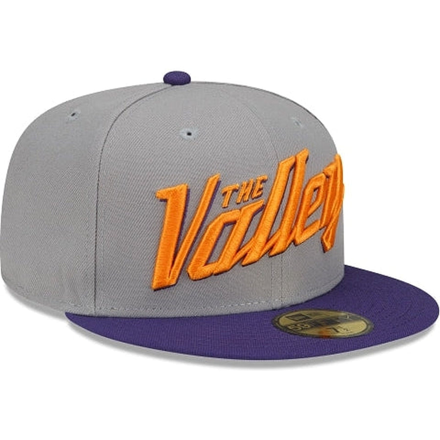 New Era Phoenix Suns City Edition Gray 2022 59FIFTY Fitted Hat