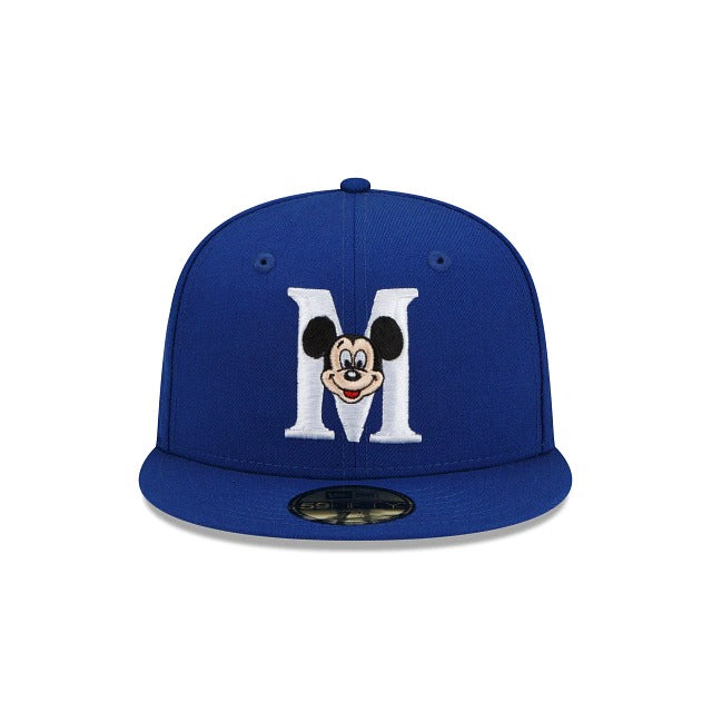 New Era Mickey Mouse Letterman Royal Blue/White 2021 59FIFTY Fitted Hat