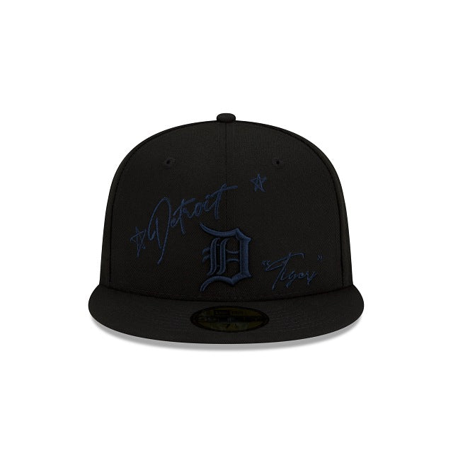 New Era Detroit Tigers Cursive 59fifty Fitted Hat