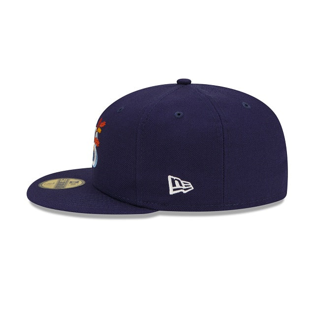 New Era Tampa Bay Rays Leafy Front 59Fifty Fitted Hat