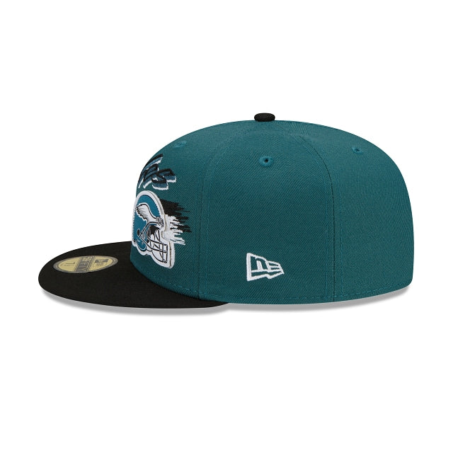New Era Philadelphia Eagles Helmet 59fifty Fitted Hat