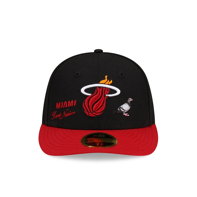 New Era Miami Heat x Staple 2022 Low Profile 59FIFTY Fitted Hat