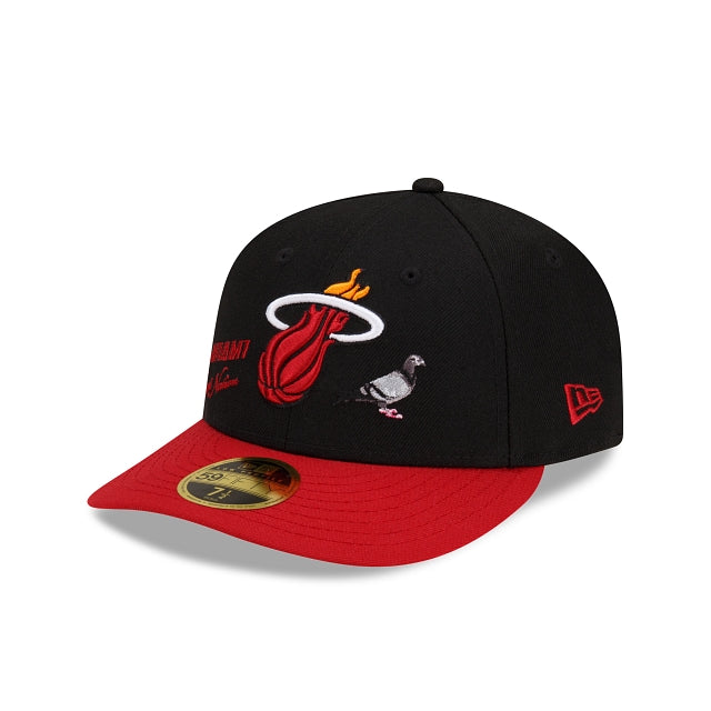 New Era Miami Heat x Staple 2022 Low Profile 59FIFTY Fitted Hat