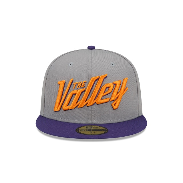 New Era Phoenix Suns City Edition Gray 2022 59FIFTY Fitted Hat