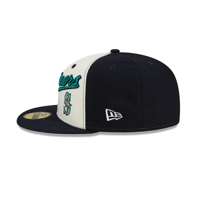 New Era Seattle Mariners Split Front 59fifty Fitted Hat