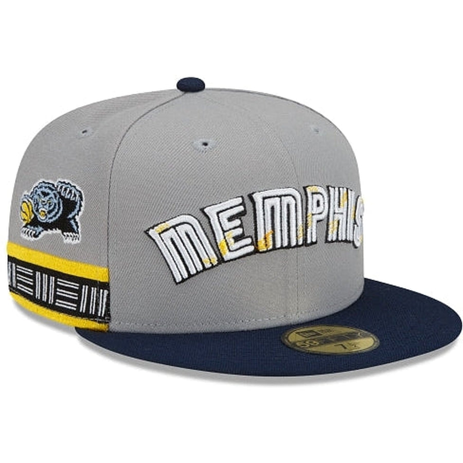 Official New Era Memphis Grizzlies NBA Hardwood Classic White 59FIFTY  Fitted Cap B971_333
