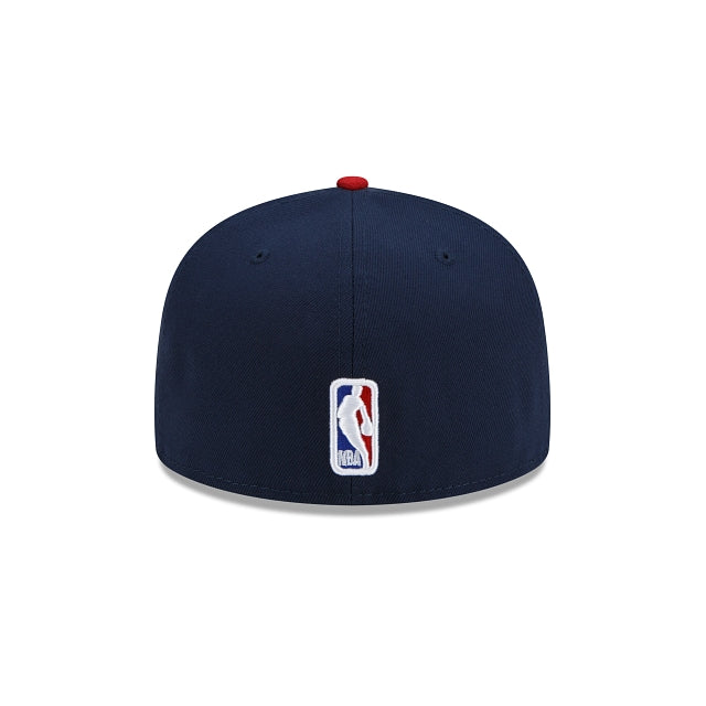 New Era Denver Nuggets Two-Tone Hoops 59fifty Fitted Hat